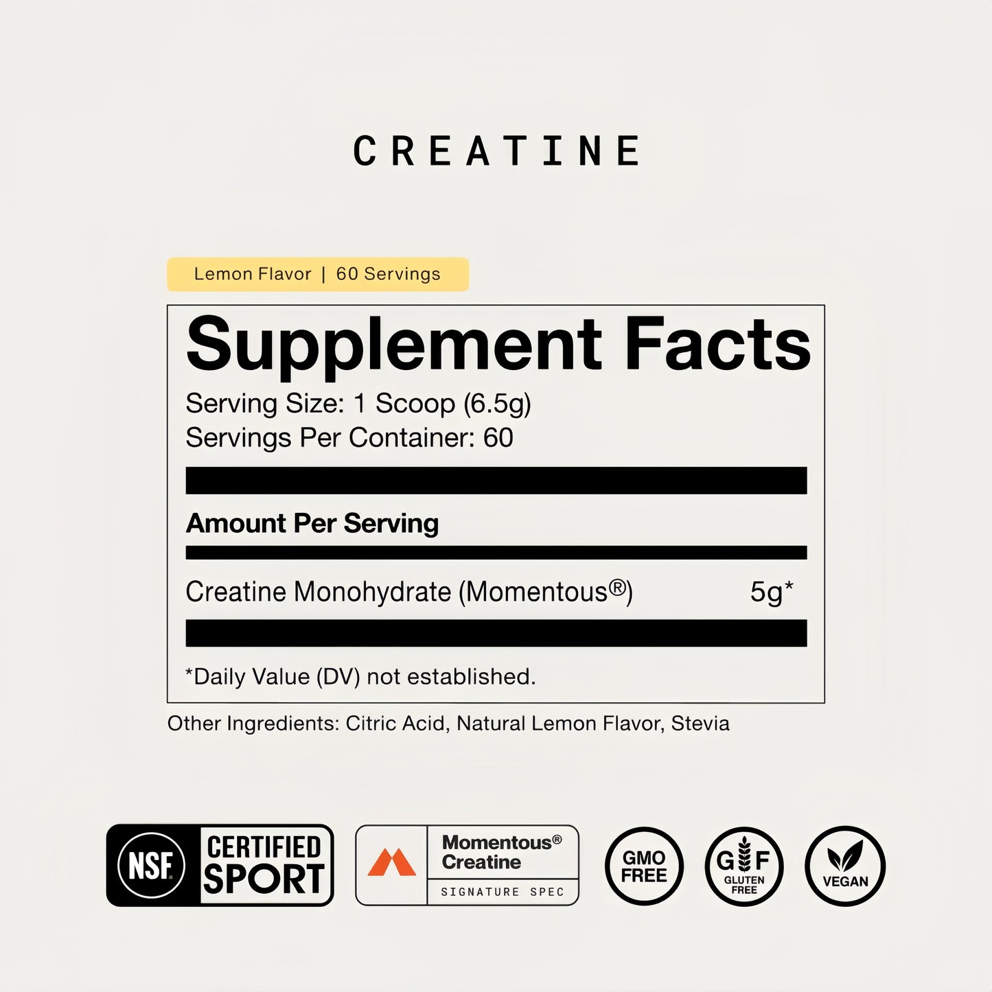 Creatine - 90/60 Servings